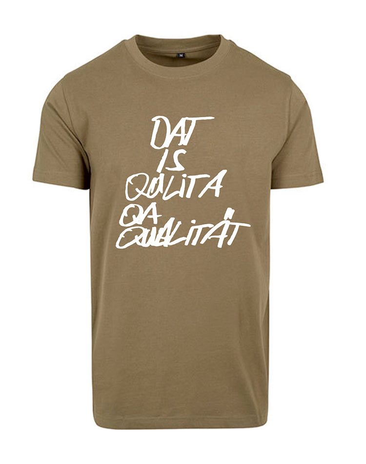 Dat is Qualität Rechtschreibfehler T-Shirt