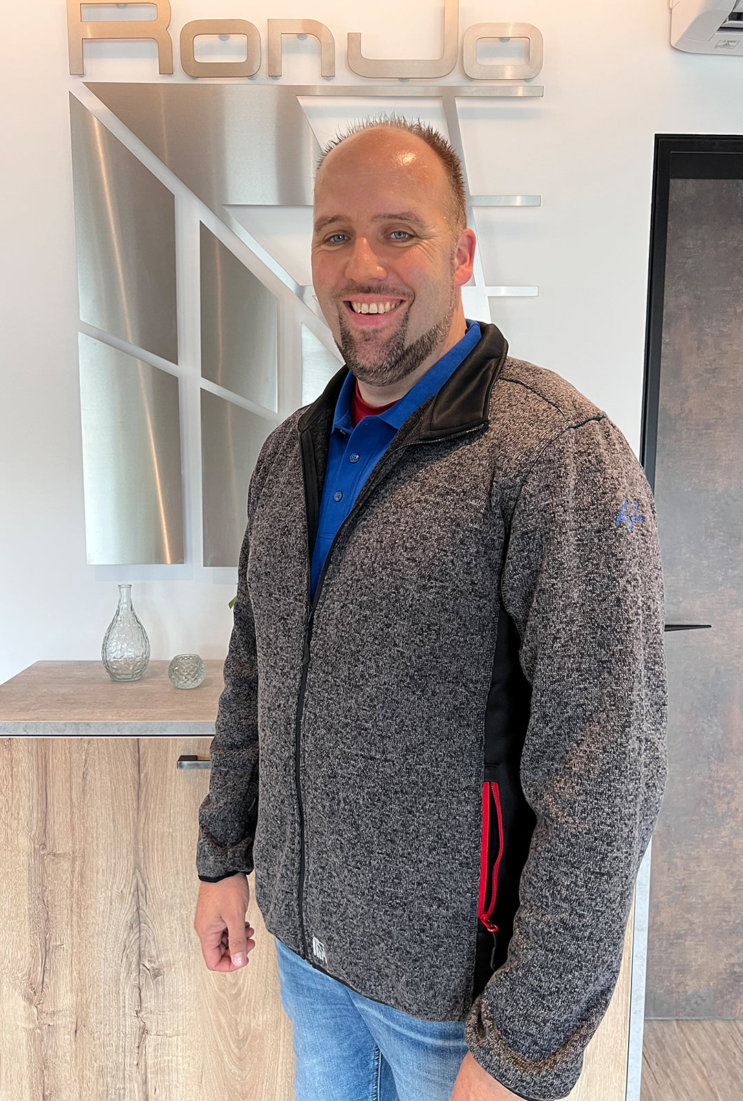 Strickfleecejacke