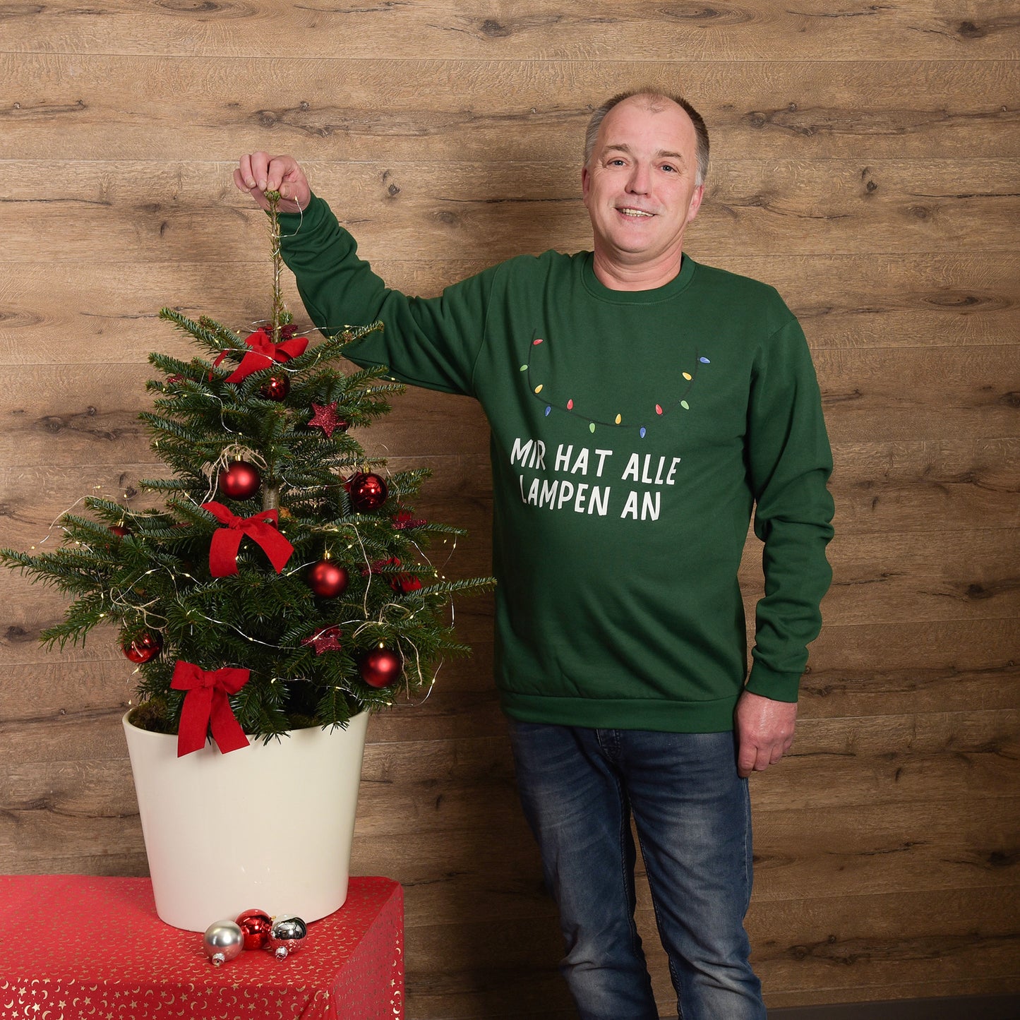 Sweater Mir hat alle Lampen an