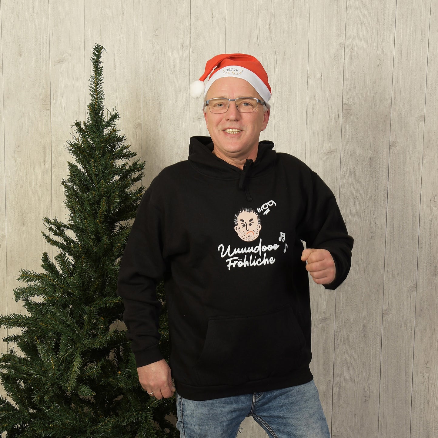Hoodie Uuudooo fröhliche