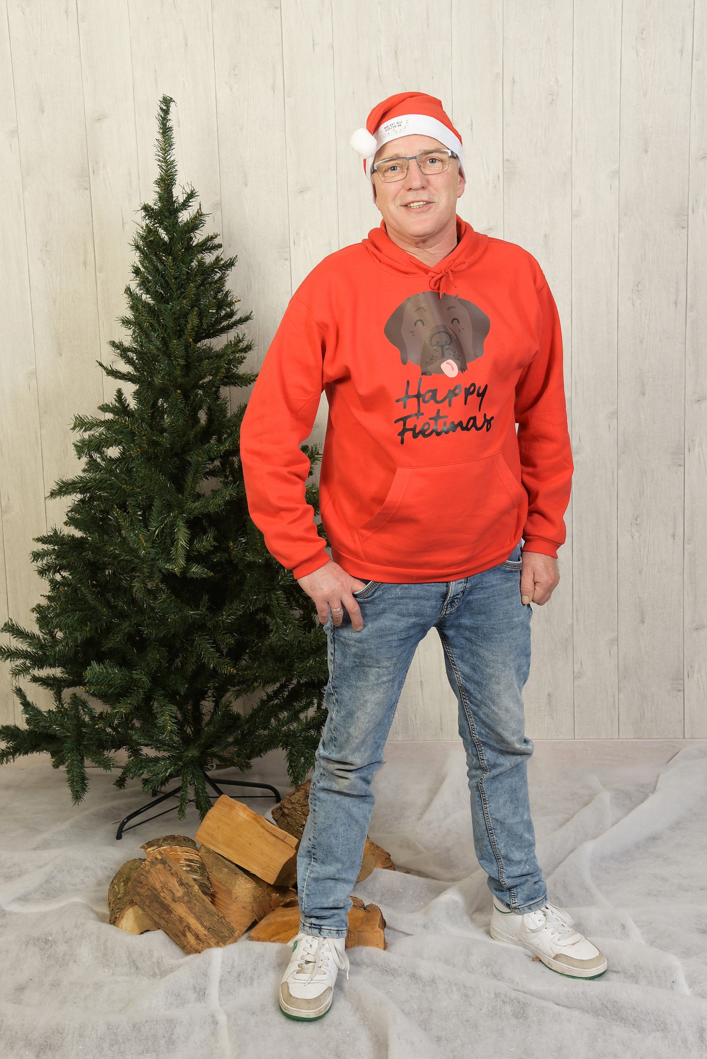Hoodie Happy Fietmas