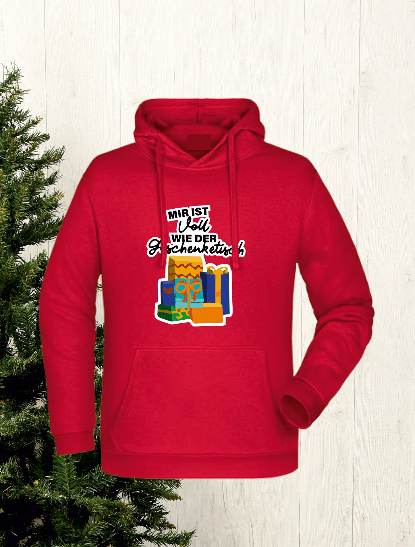 Hoodie Mir ist so voll wie der Geschenketisch