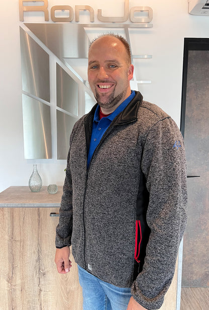 Strickfleecejacke